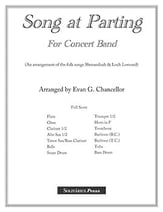 Song at Parting Concert Band sheet music cover